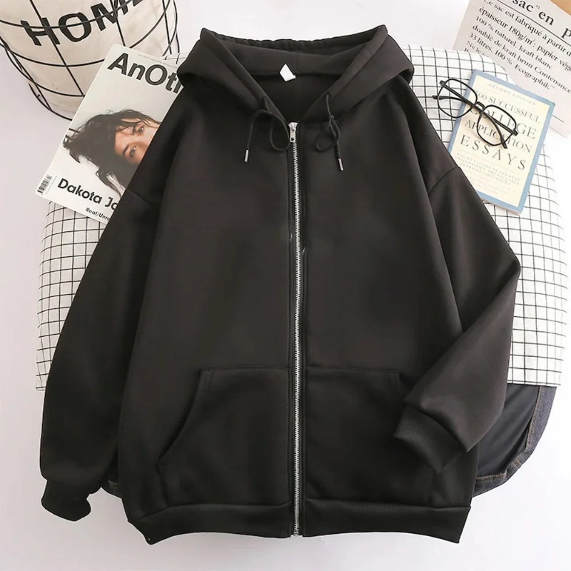 Street Fashion Zip Up Hoodie - Męska bluza z kapturem High Street,