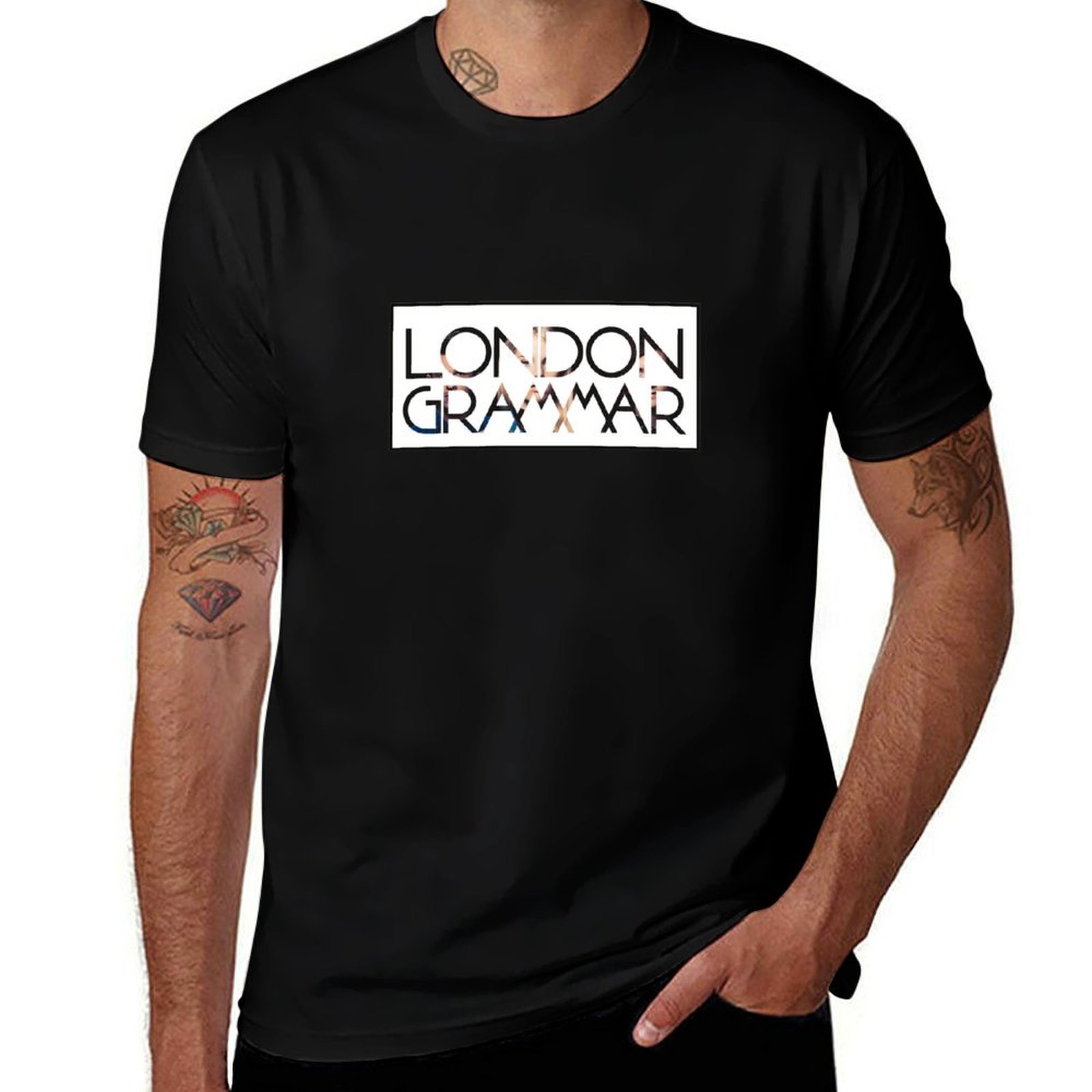 Street Fashion In London - Koszulka London Grammar, moda uliczna, casualowa