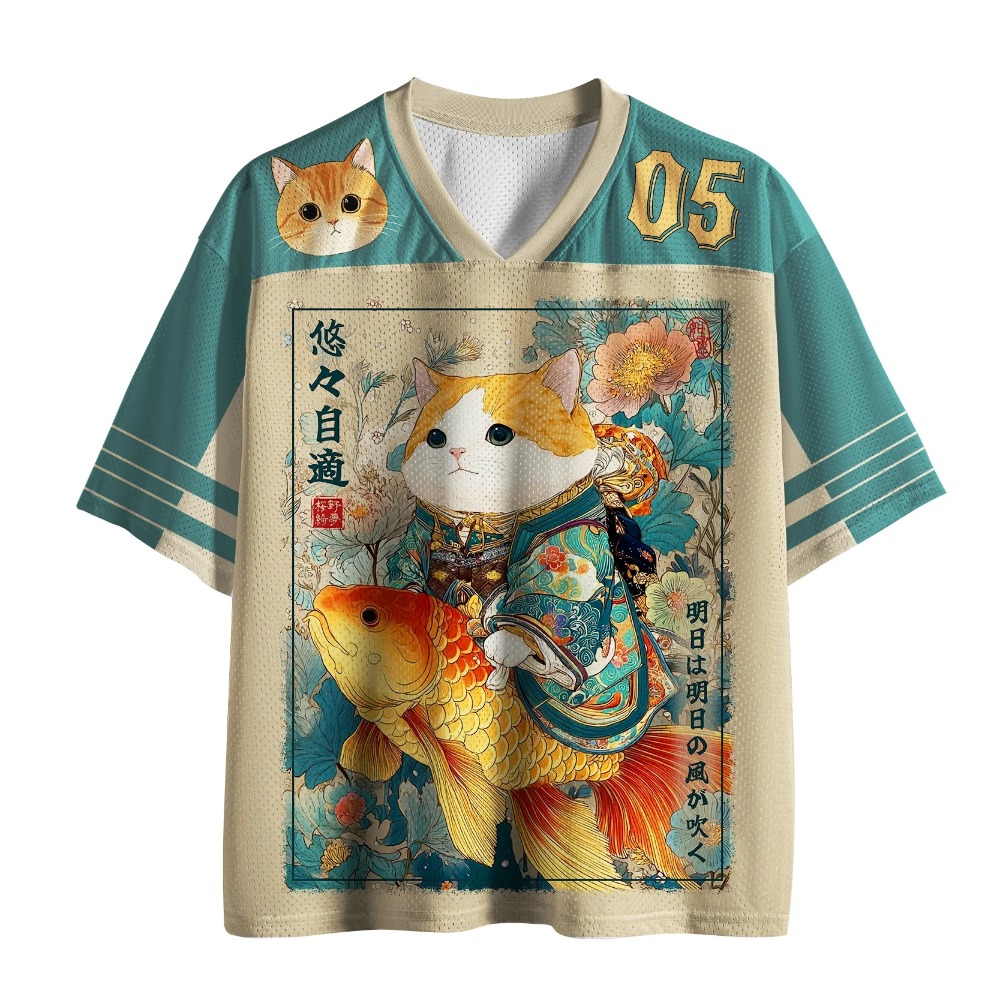 Street Fashion In Japanese - Japońska koszulka z krótkim rękawem dla