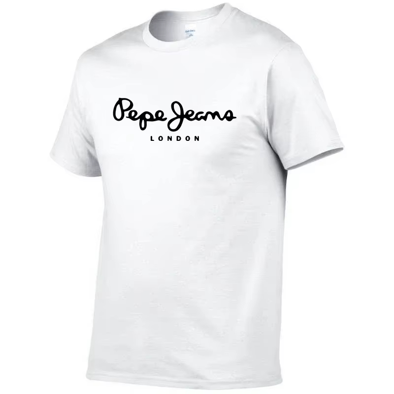 Street Fashion In London - Koszulka z logo New Pepe Jeans