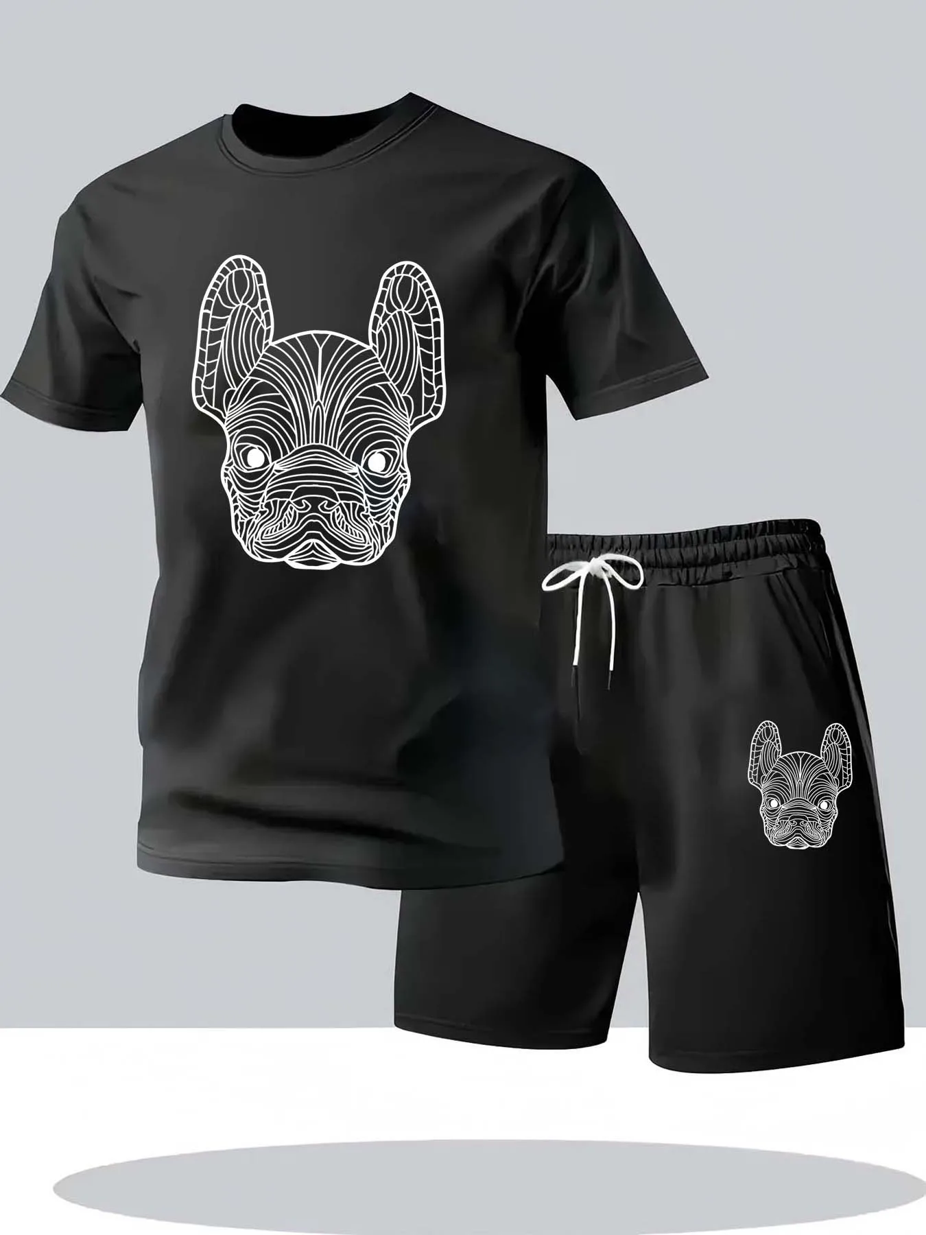 Street Fashion Style - Letni męski zestaw: szybkoschnąca koszulka z