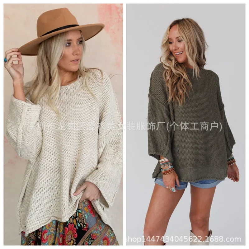 Italy Fashion Street - Nowy sweter damski na jesień i