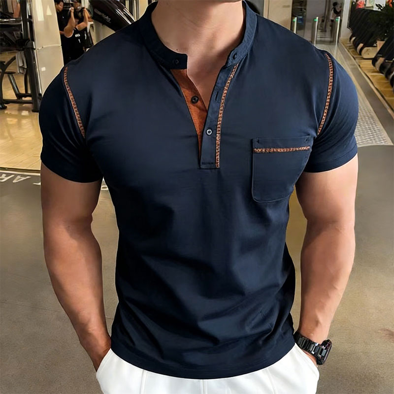 Street Fashion Men - Nowa letnia męska koszulka polo z