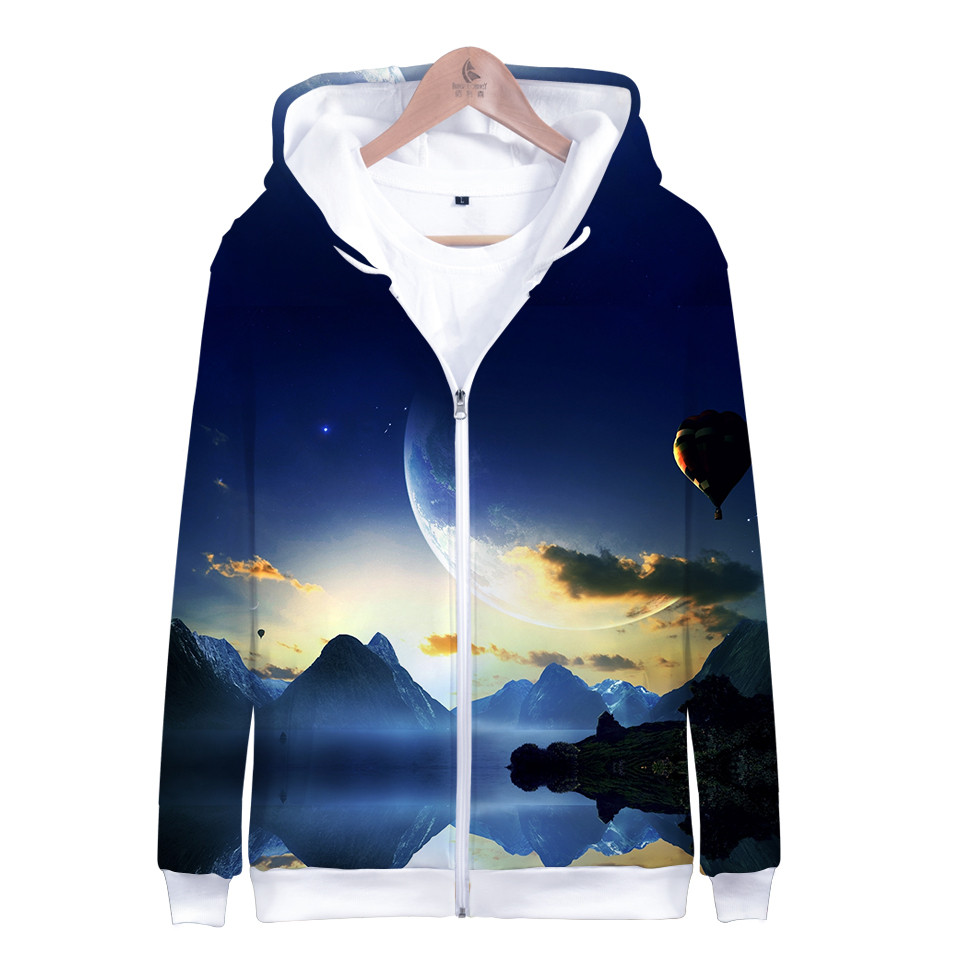 Bluzy z kapturem Coat Star Spa – Street Fashion Zip Up Hoodie recenzja i cena