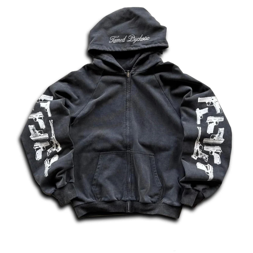 Amerykański styl uliczny, krea – Street Fashion Zip Up Hoodie recenzja i cena