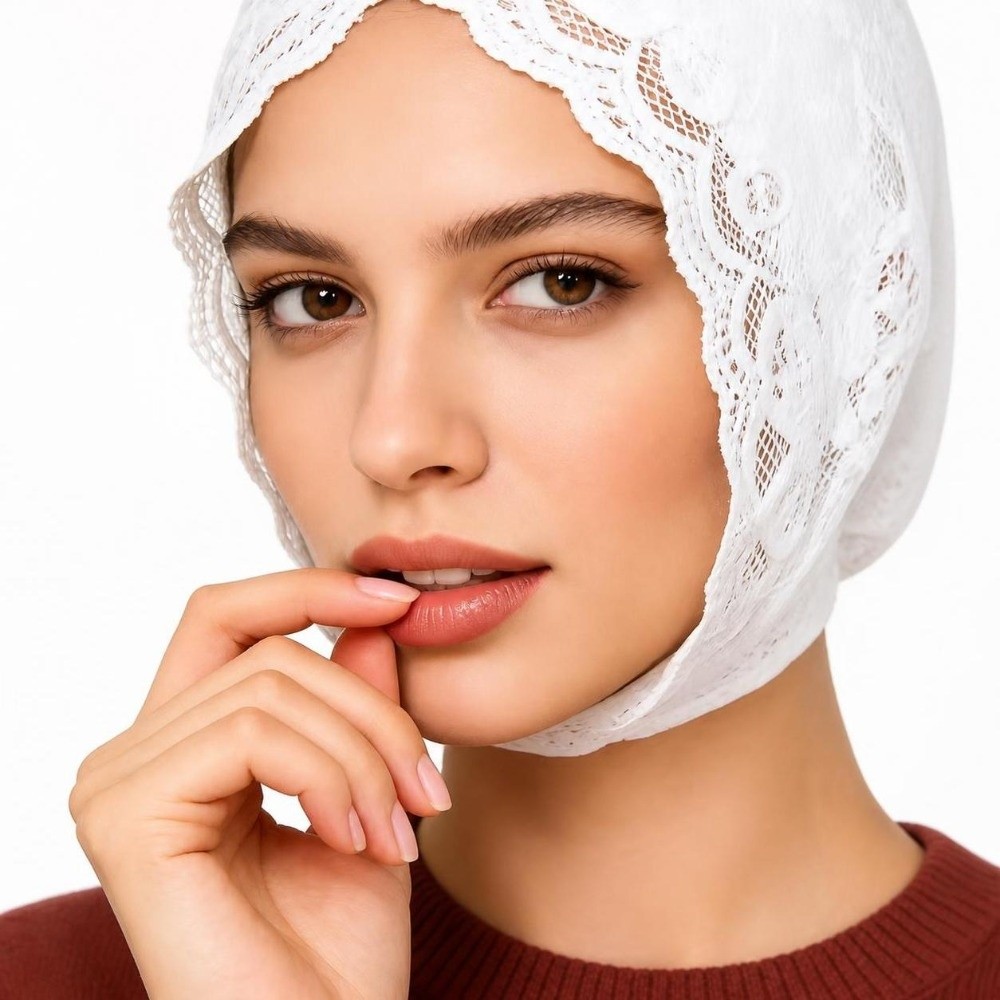 Koronkowe ozdobne czapki-turba – Street Fashion Hijab recenzja i cena