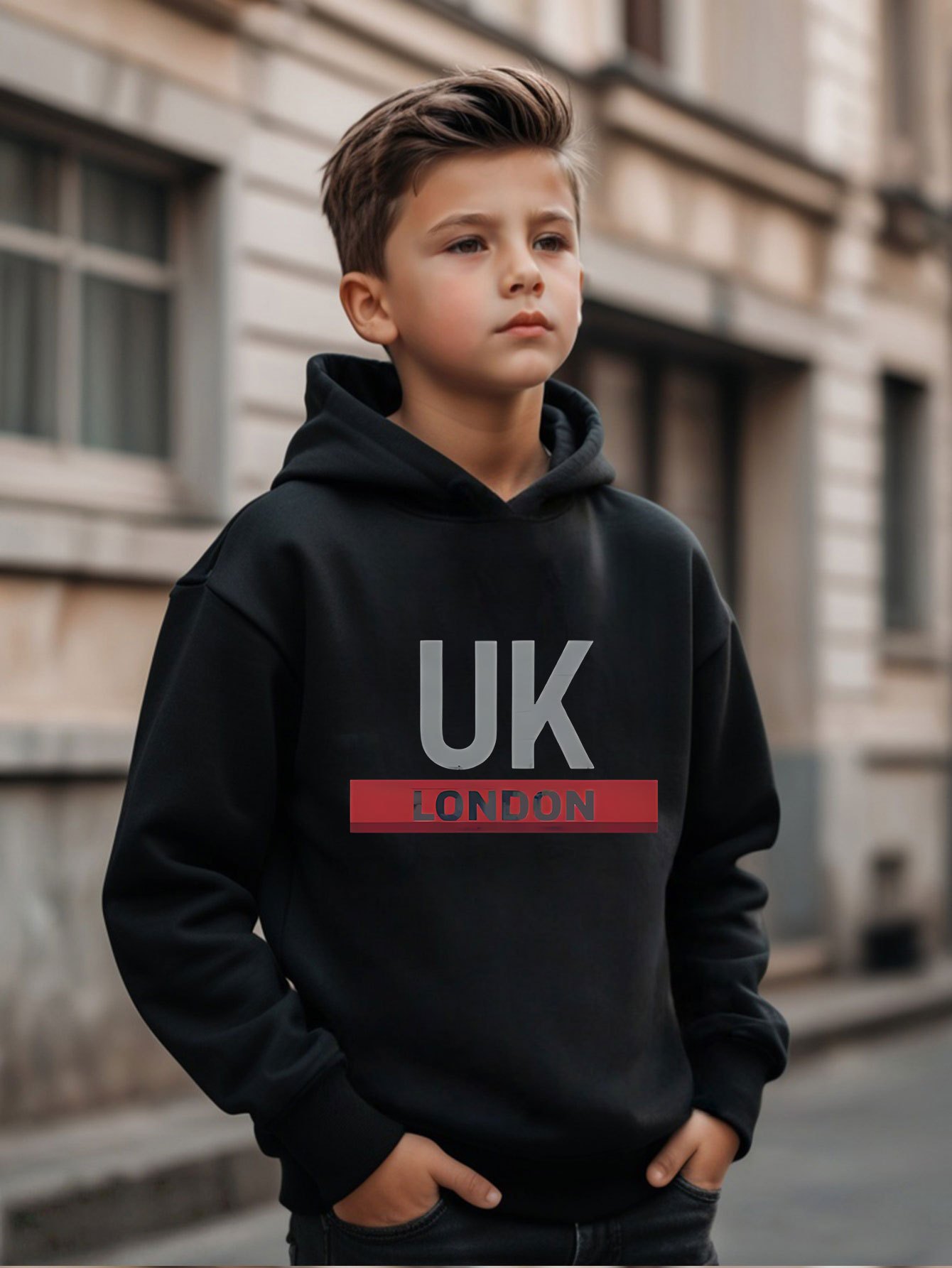 Bluza z kapturem z nadrukiem z – Street Fashion In London recenzja i cena
