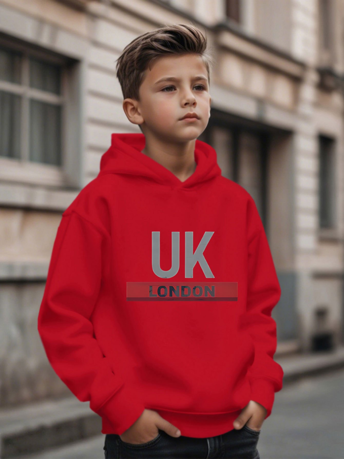 Bluza z kapturem z nadrukiem z – Street Fashion In London recenzja i cena