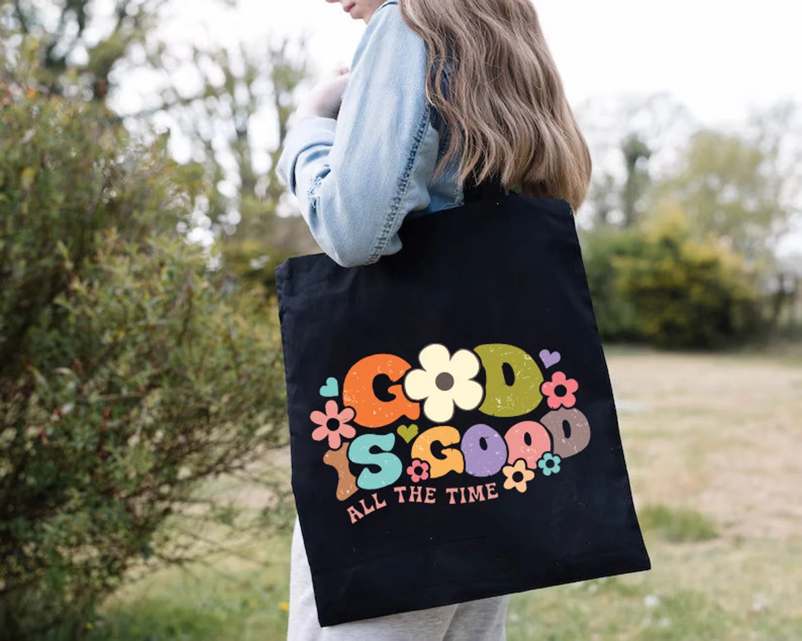 Torba na zakupy God Is Good, t – Tote Bag Canvas Print recenzja i cena