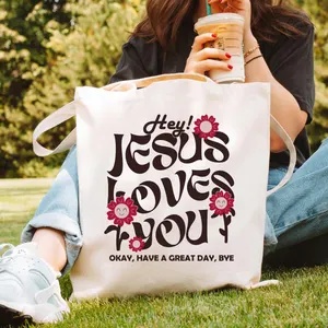 Torba płócienna z napisem: Jez – Tote Bag Canvas Print recenzja i cena