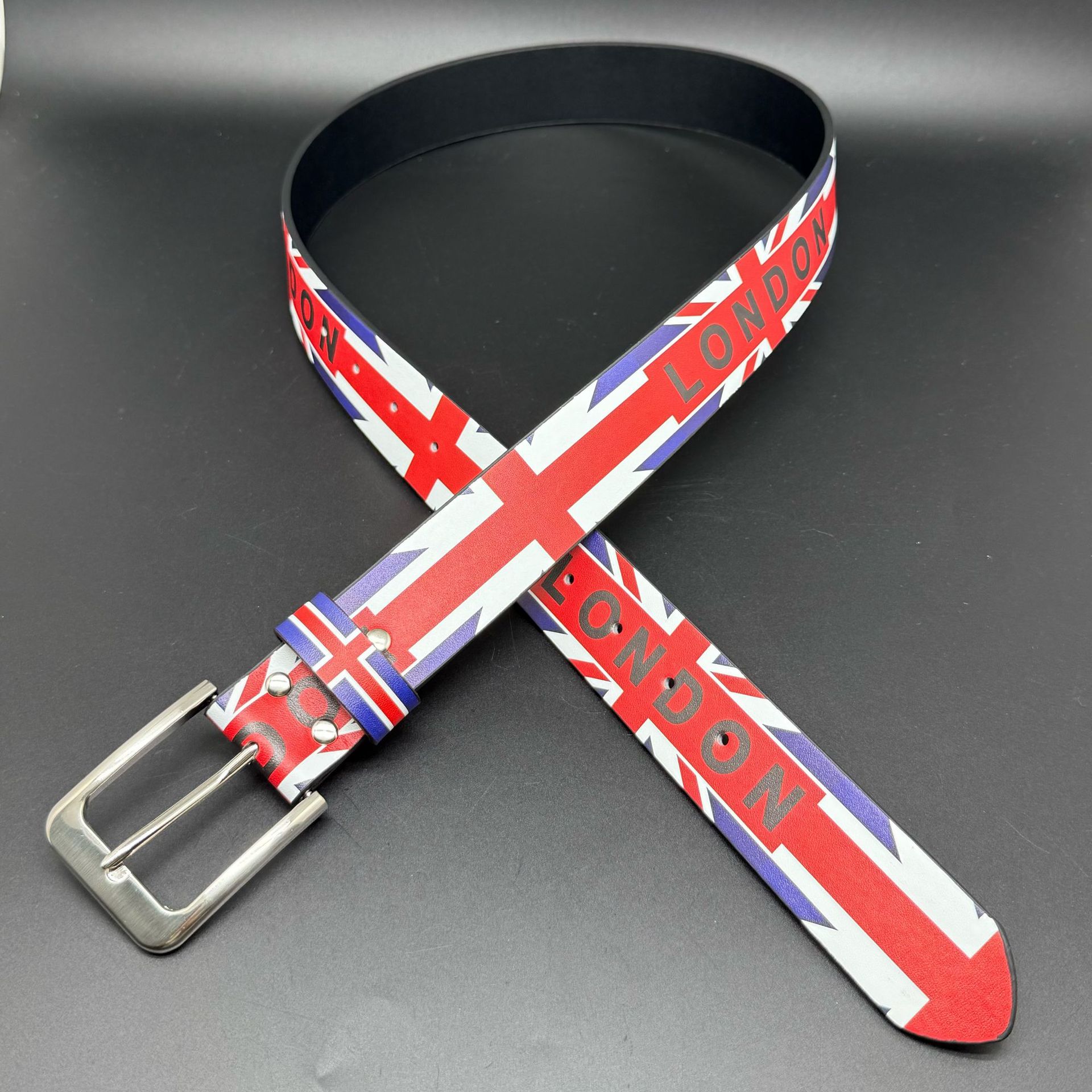 Amerykański pasek unisex z PU  – Street Fashion In London recenzja i cena