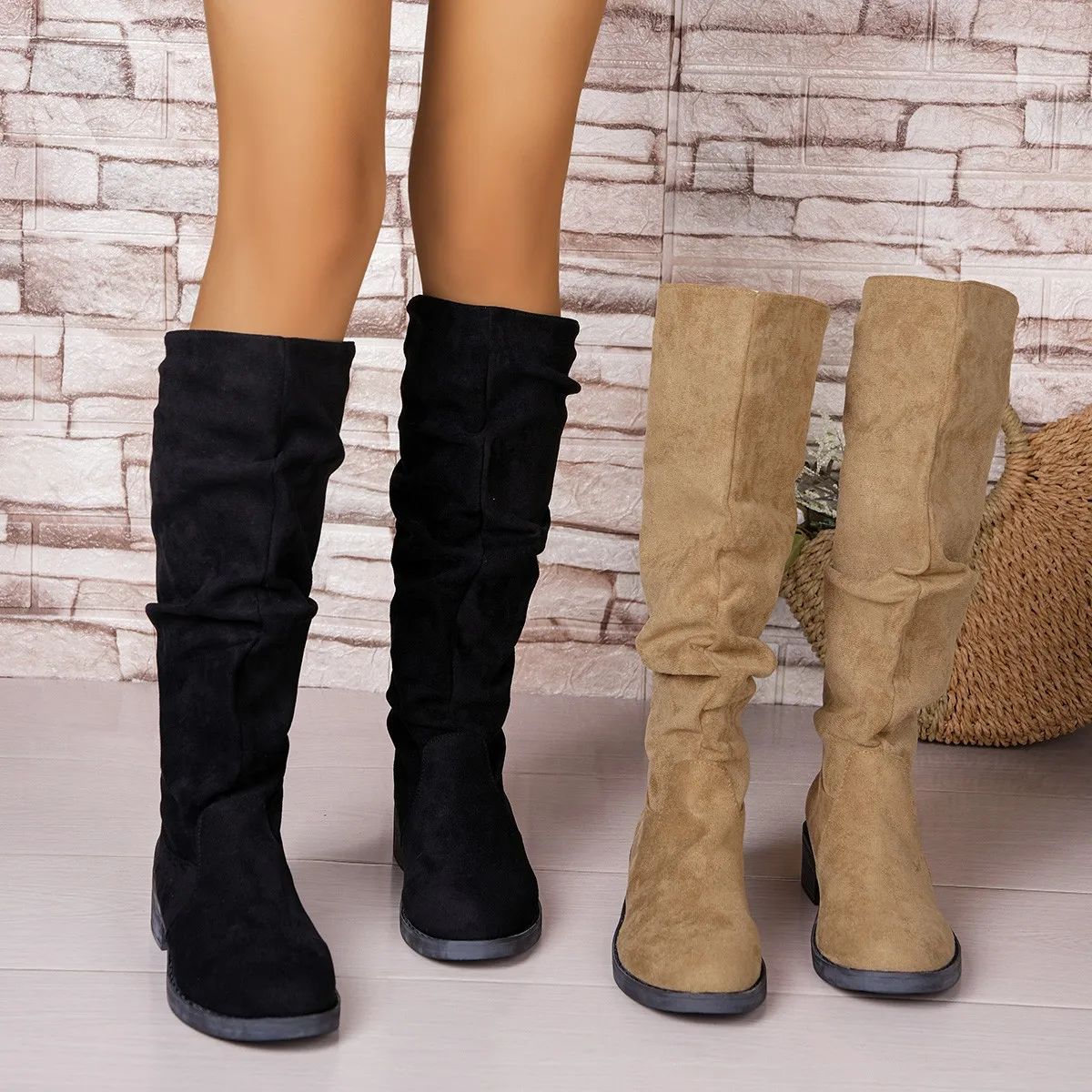 Plisowane Botki Damskie Imitac – Street Fashion Winter recenzja i cena