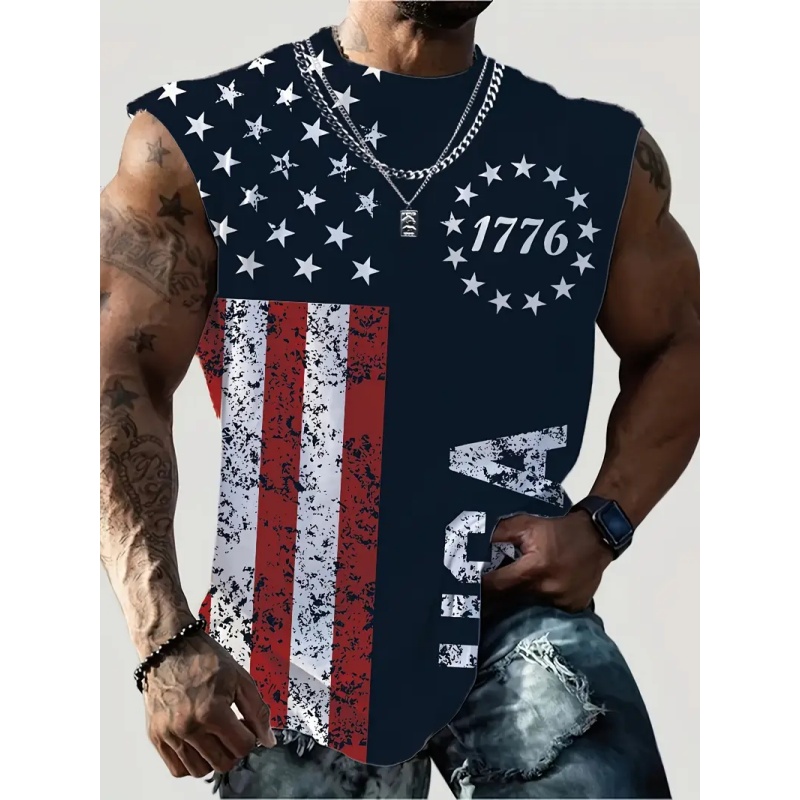 3D Print American Flag Tank To – Street Fashion Usa recenzja i cena