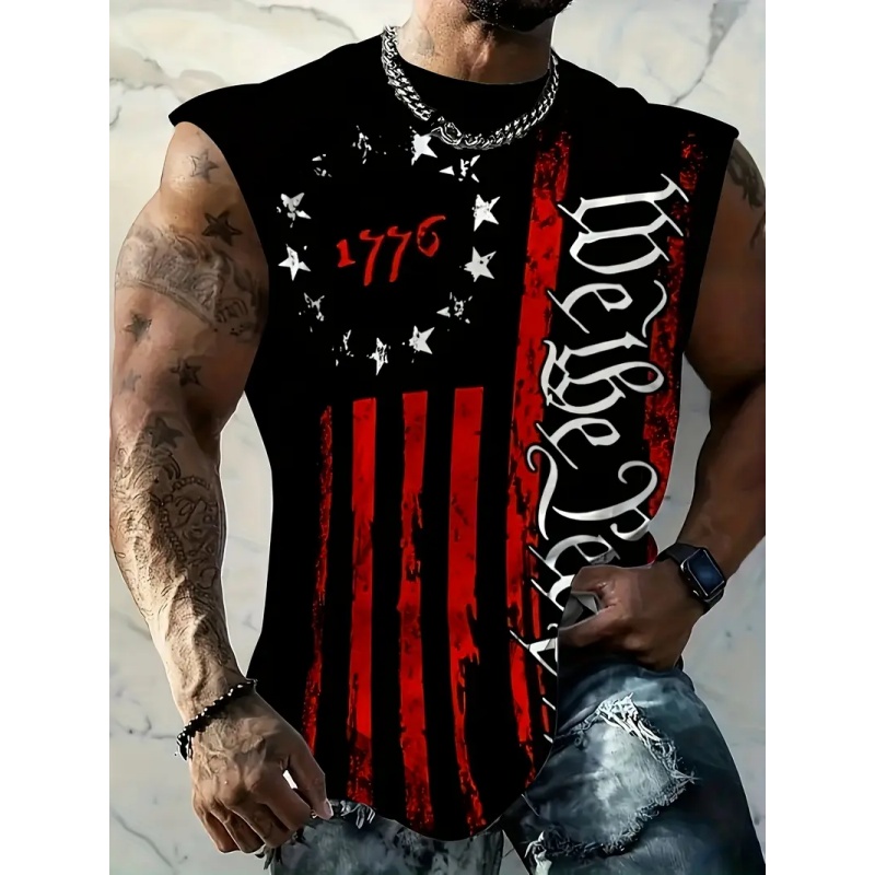 3D Print American Flag Tank To – Street Fashion Usa recenzja i cena