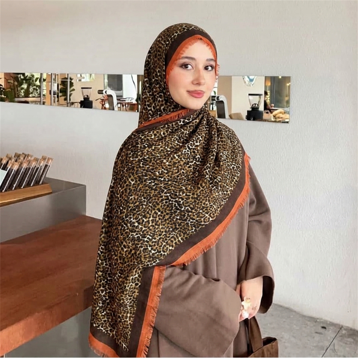 Vintage'owa chusta hidżab z mo – Street Fashion Hijab recenzja i cena