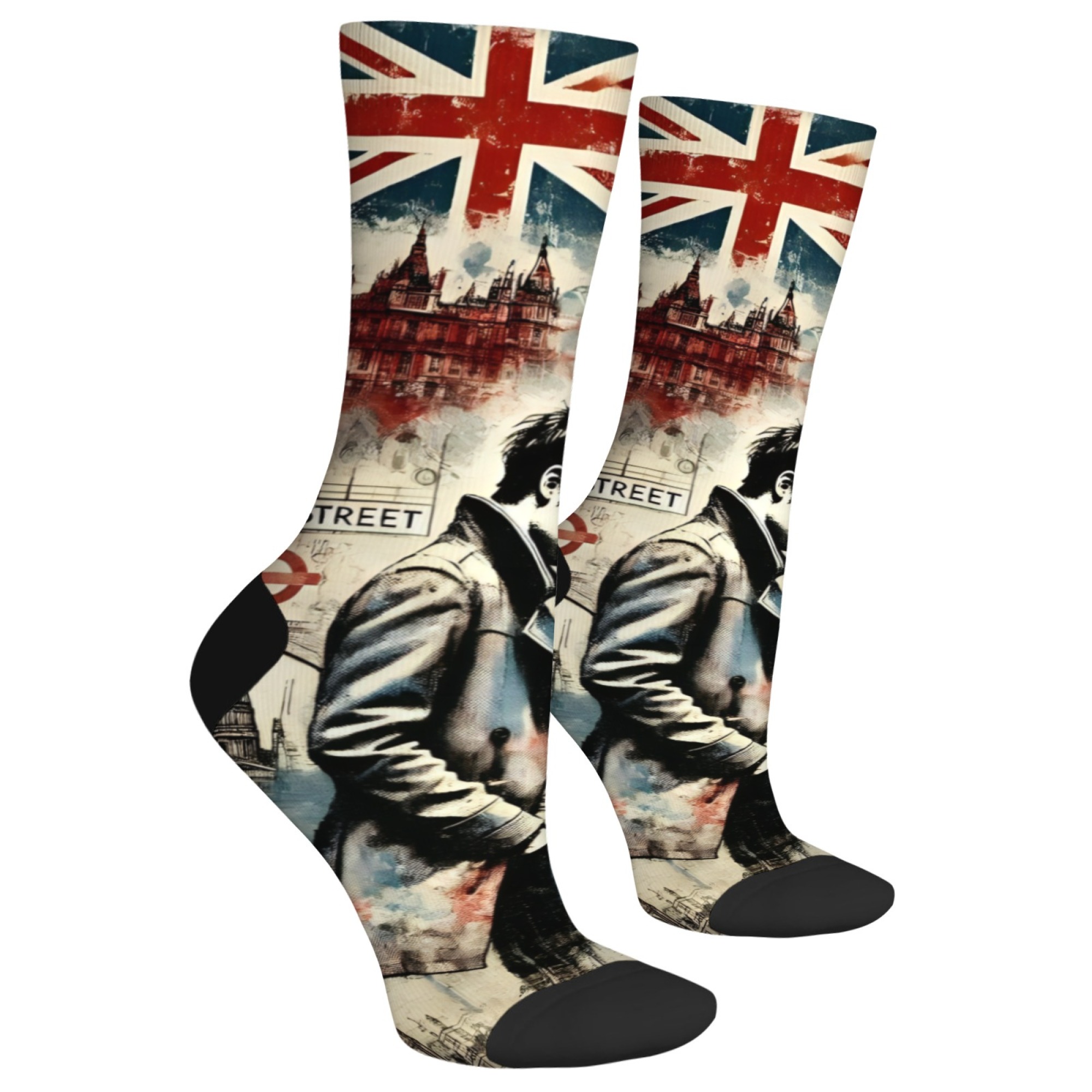 Męskie skarpety do połowy łydk – Street Fashion In London recenzja i cena