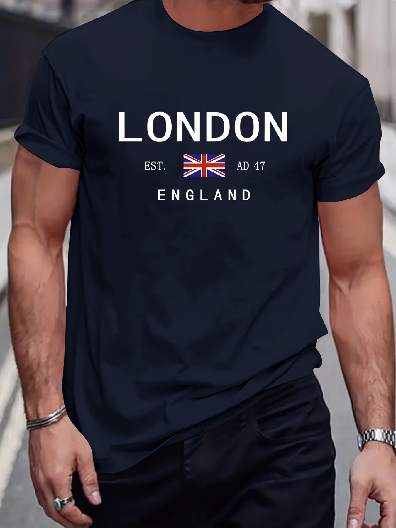 Londyn ANGLIA Nadruk Męska Dam – Street Fashion In London recenzja i cena