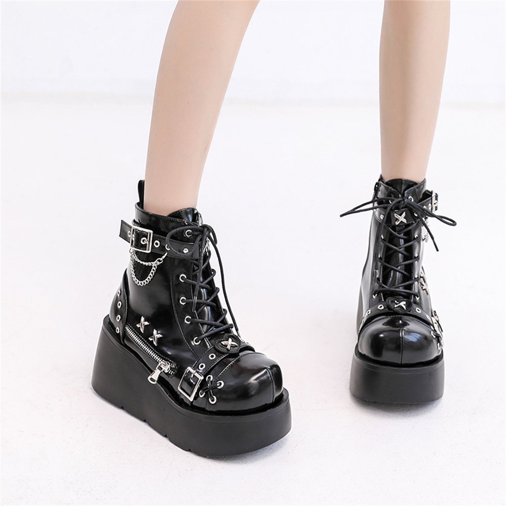 Nowe damskie botki gotyckie na – Street Fashion Lady recenzja i cena