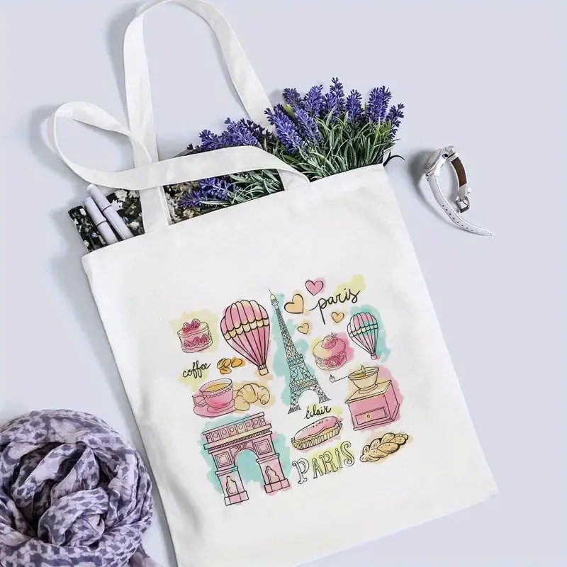 Torba podróżna dla kobiet z mo – Tote Bag Canvas Print recenzja i cena