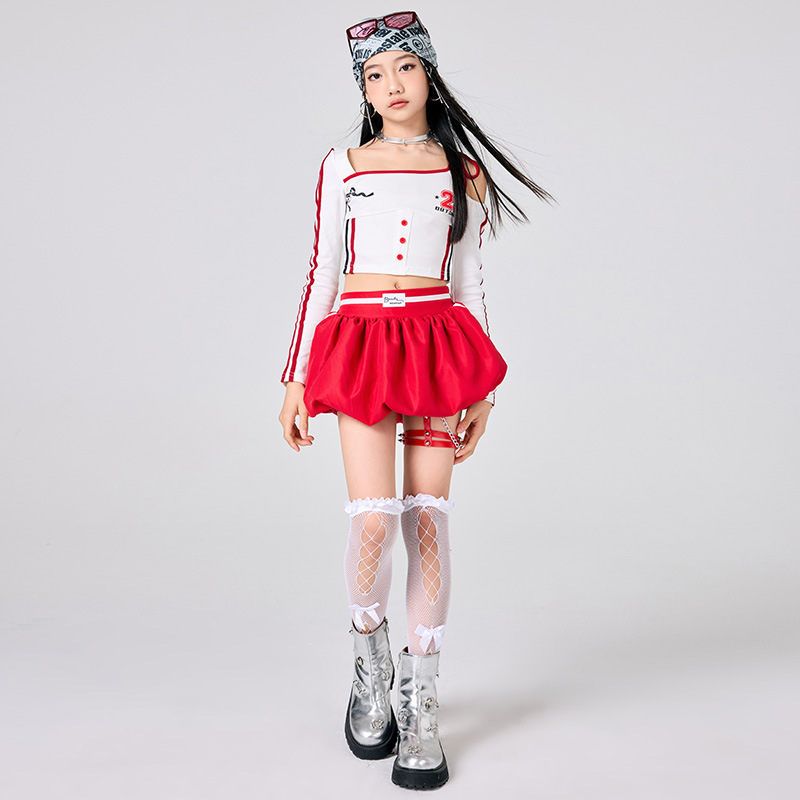 Dziewczęce ubrania hip-hopowe, – Street Fashion Outfit Girl recenzja i cena