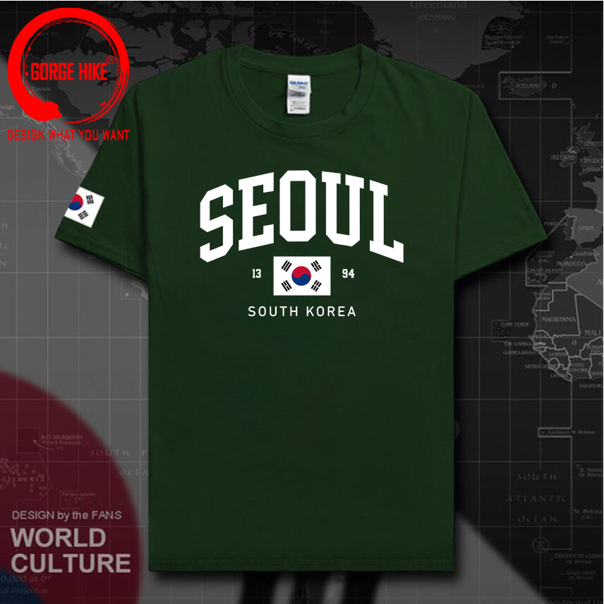 Koszulki Unisex z Flagą Korei  – Street Fashion Seoul recenzja i cena