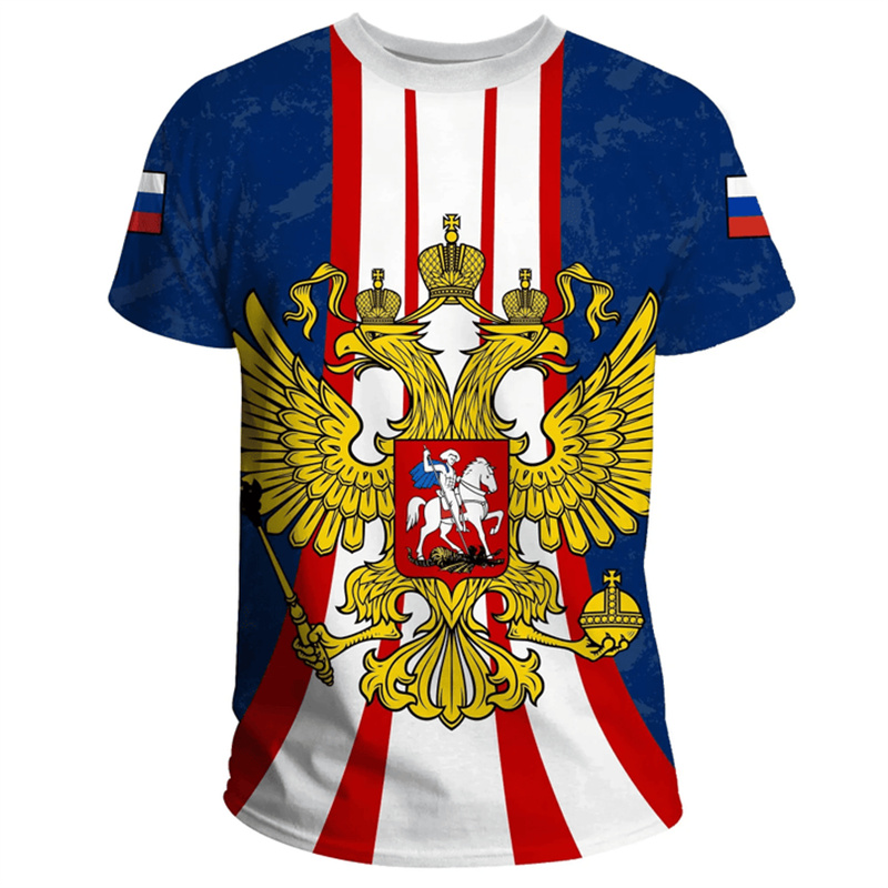 Fashion Russia Flag Badge T-sh – Street Fashion Russia recenzja i cena