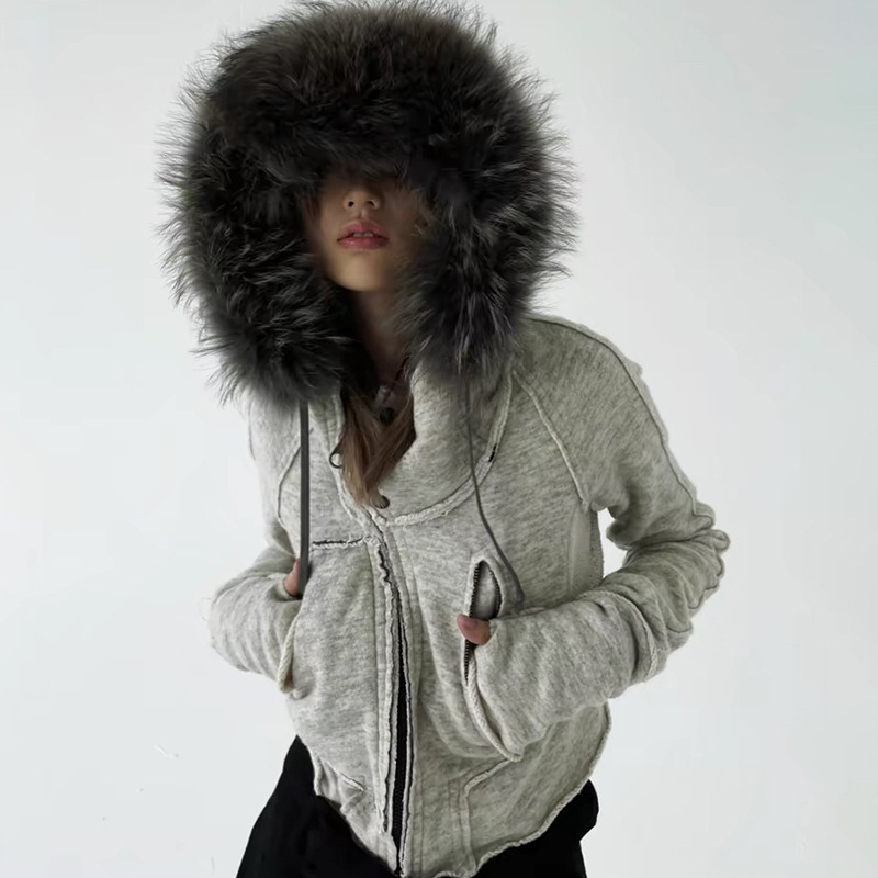Vintage Fashion Zip Up Bluzy d – Street Fashion Zip Up Hoodie recenzja i cena